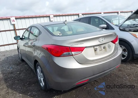 2013 Hyundai Elantra Gls from USA, damaged, VIN 5NPDH4AE9DH297516